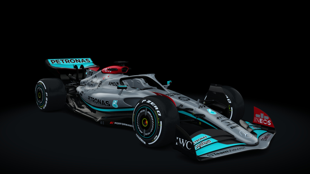 Formula Hybrid X 2022 EVO, skin W13_44_Hamilton