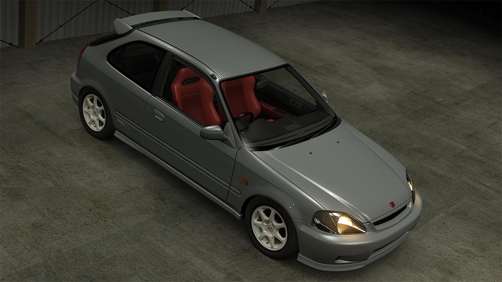Honda CIVIC TYPE R X (EK9) '99, skin Vogue_Silver_Metallic