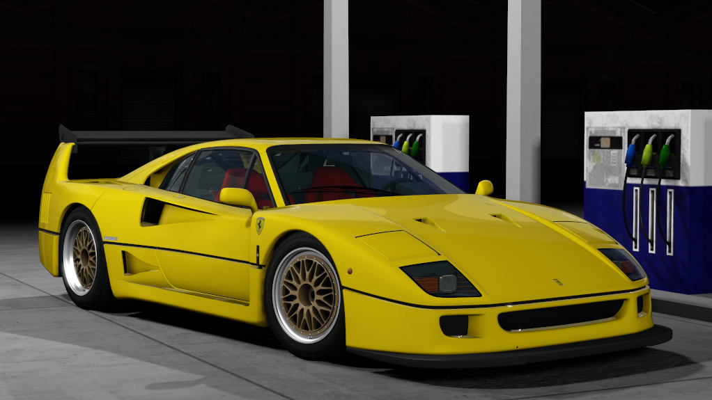 Ferrari F40 Custom, skin 01_giallo_modena