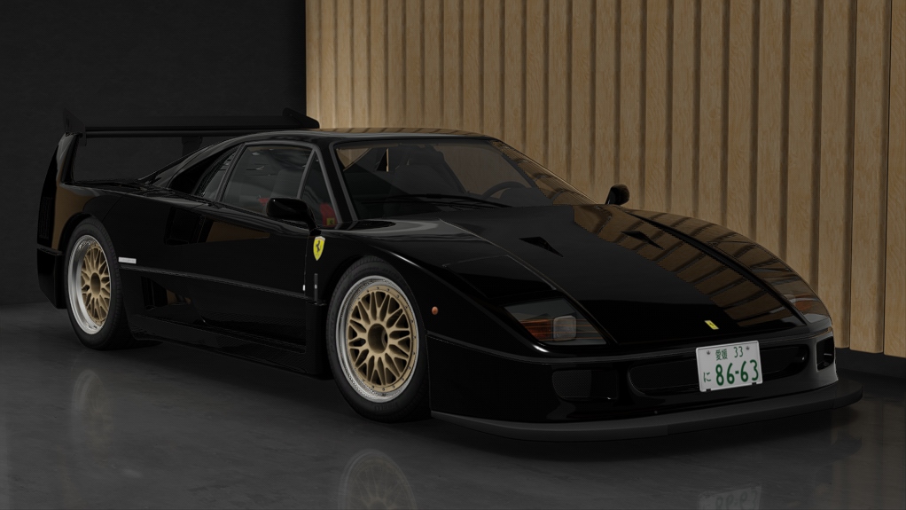 Ferrari F40 Custom, skin 02_black