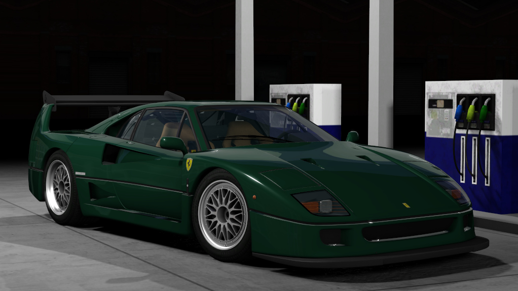 Ferrari F40 Custom, skin 09_verde_abetone