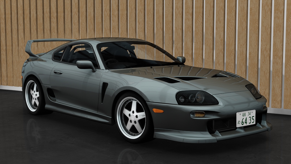 Toyota Supra MKIV TRD 3000GT, skin grayishgreenmicametallic