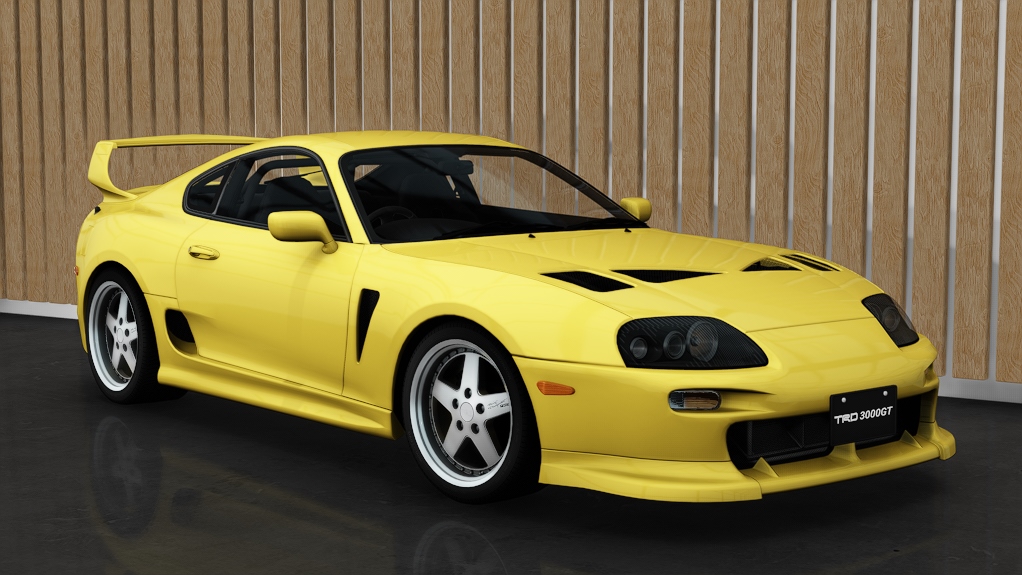 Toyota Supra MKIV TRD 3000GT, skin superbrightyellow