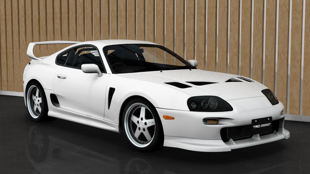 Toyota Supra MKIV TRD 3000GT, skin superwhite2