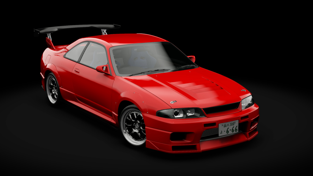 Nissan Skyline GTR R33 (S3 - Wangan), skin itsDraik_Active_Red