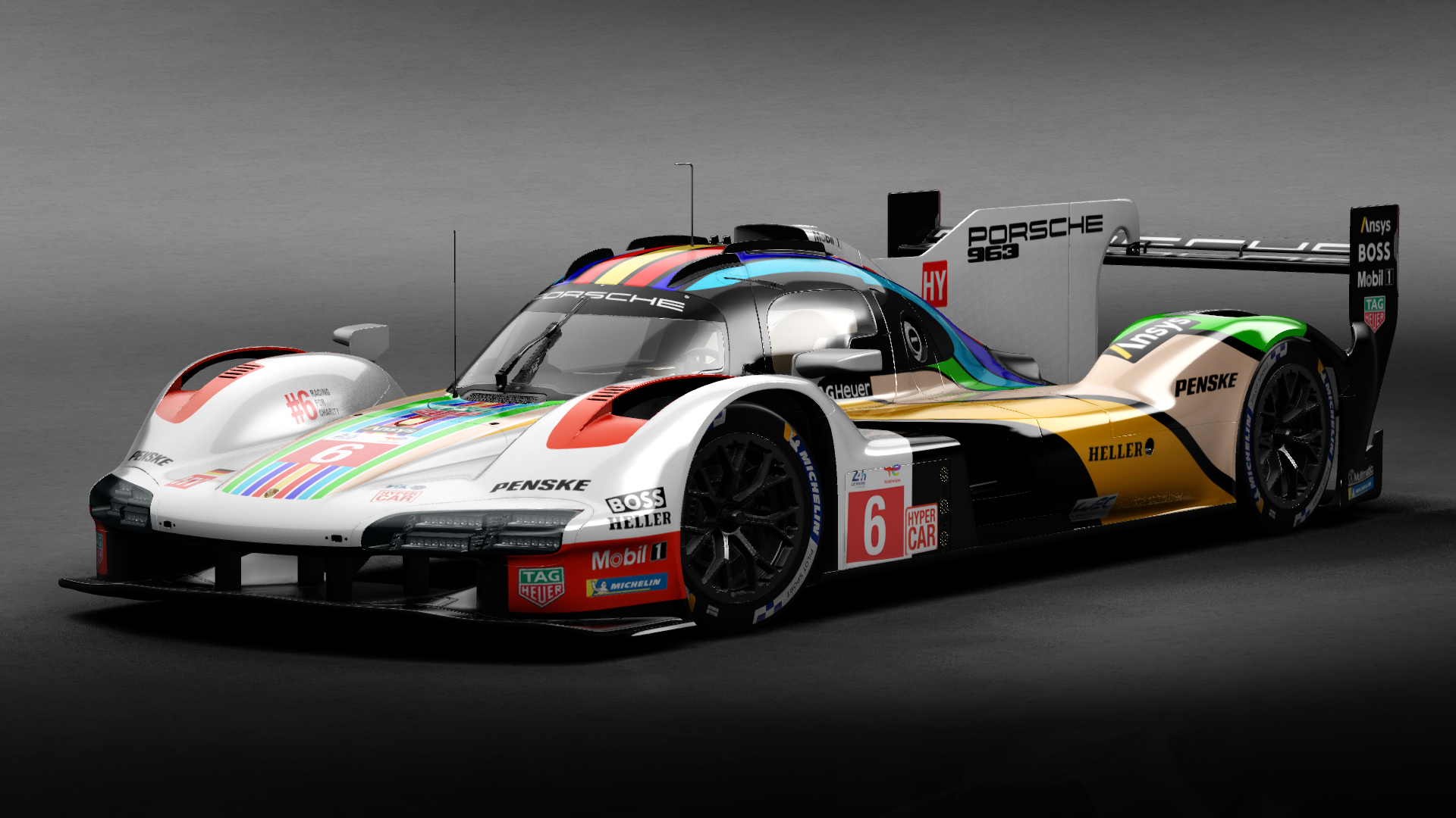 Porsche 963 LMDh, skin 2023 Le Mans Porsche #6