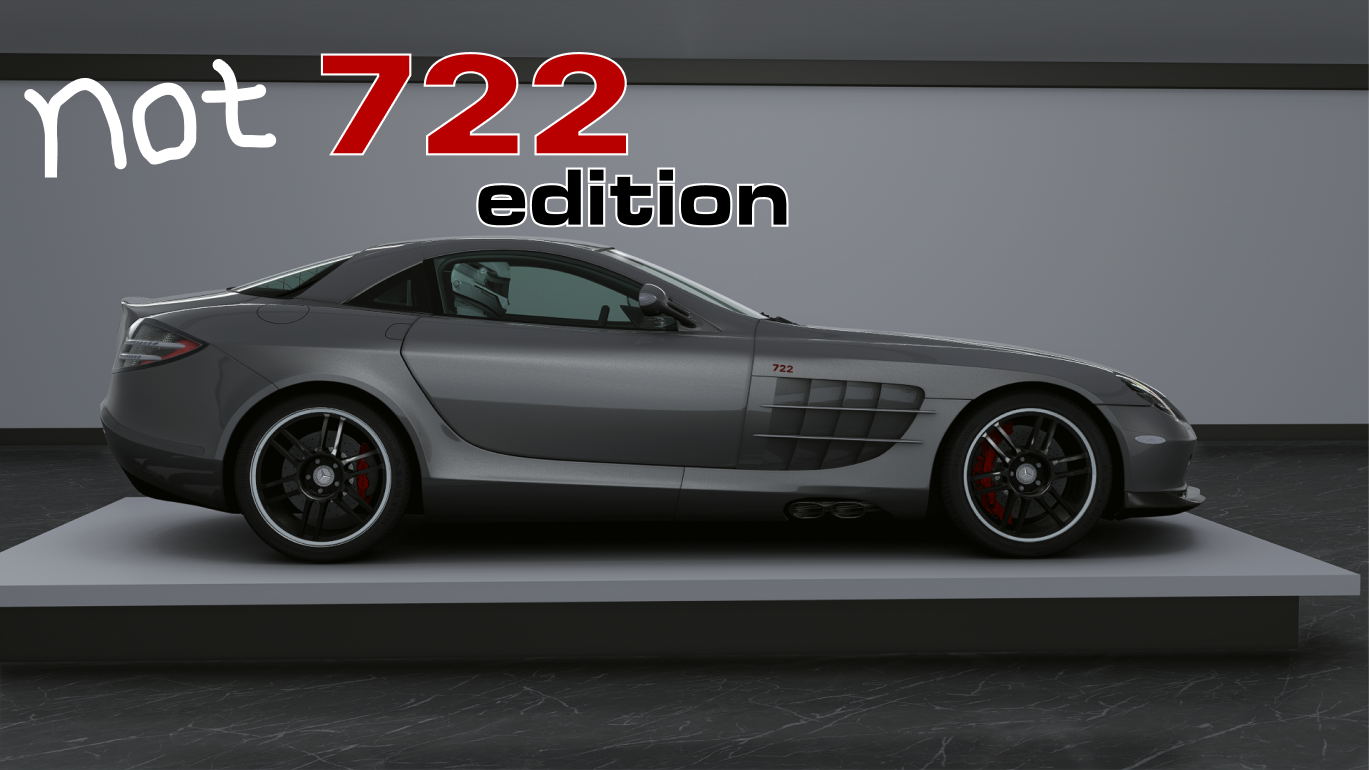 Mercedes-Benz McLaren SLR, skin not 722 edition