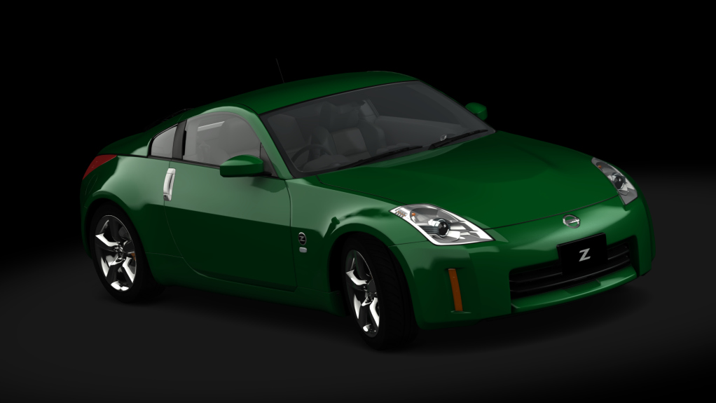 Nissan Fairlady Z version s (Z33) '07 tweaked, skin green