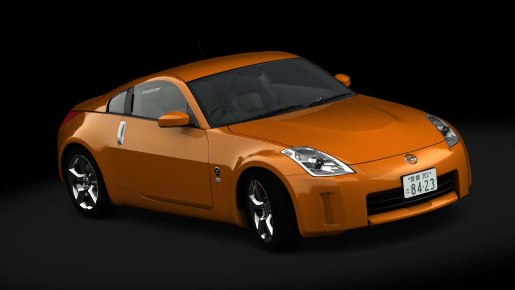 Nissan Fairlady Z version s (Z33) '07 tweaked, skin orange