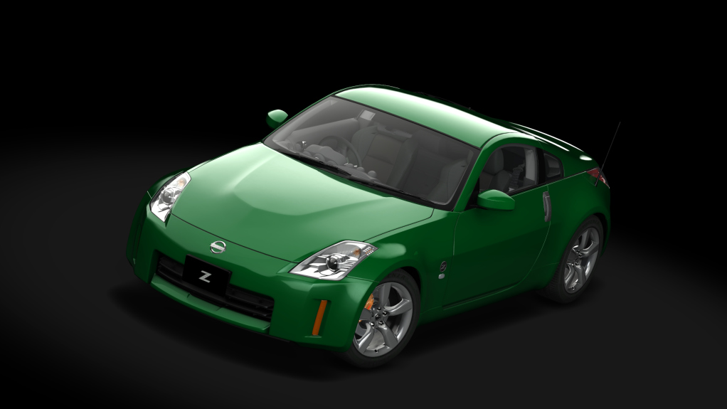 350z with streets, skin green