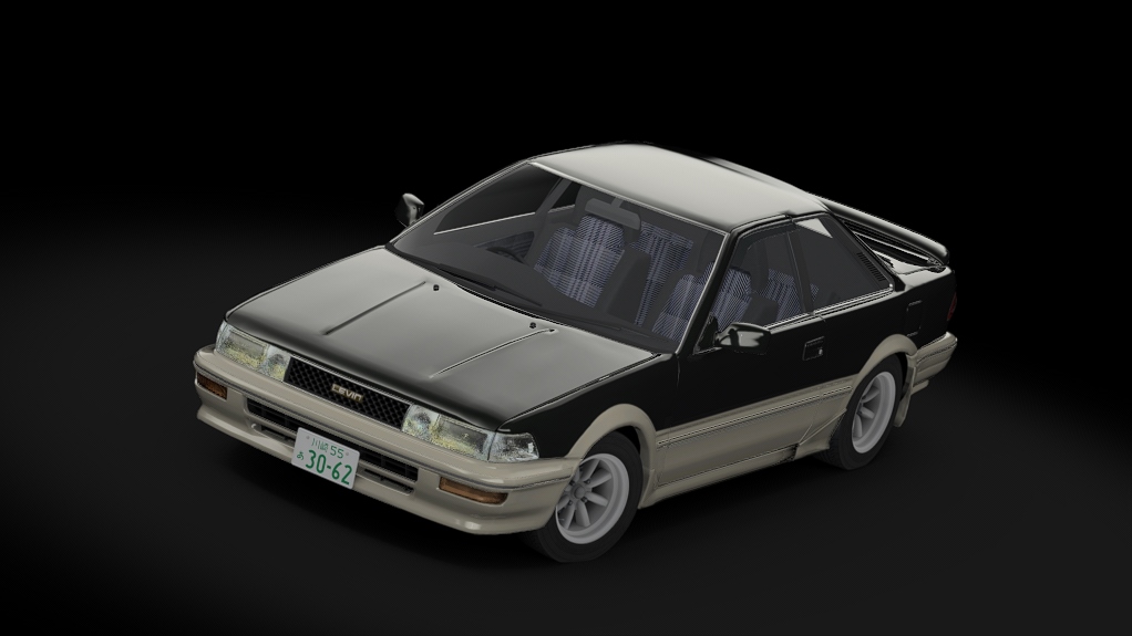 Toyota Corolla Levin AE92 GT APEX Kouki S1, skin shooting torning