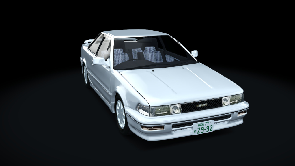 Toyota Corolla Levin AE92 GT APEX Kouki project, skin White