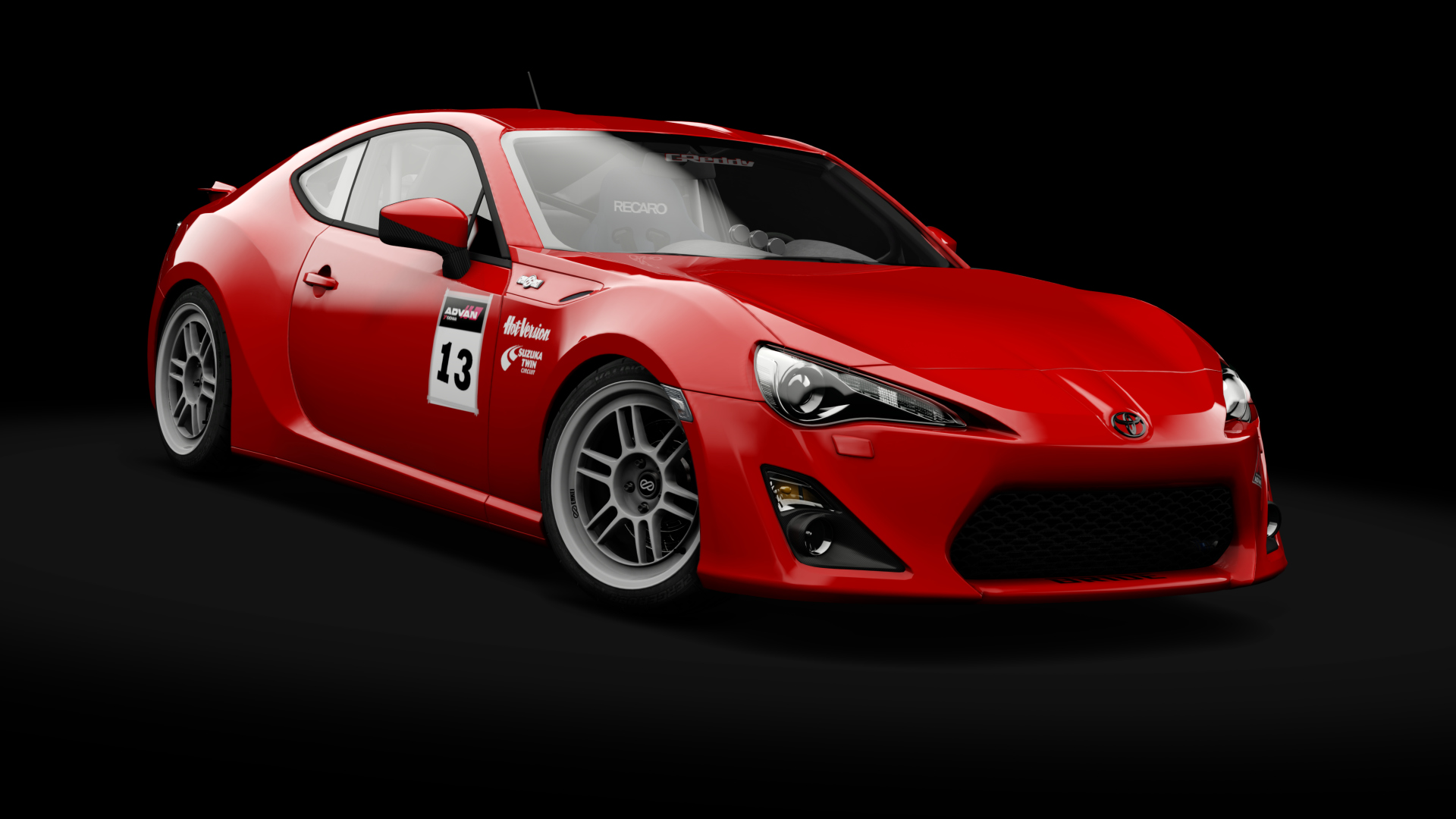 Toyota GT86 Tuned, skin red