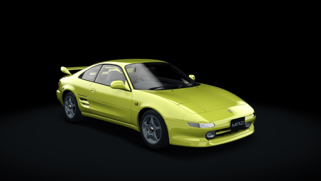 Toyota MR2 GT-S ddm physics, skin 06_solar_yellow