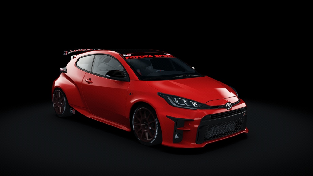 Toyota GR Yaris 2022, skin red