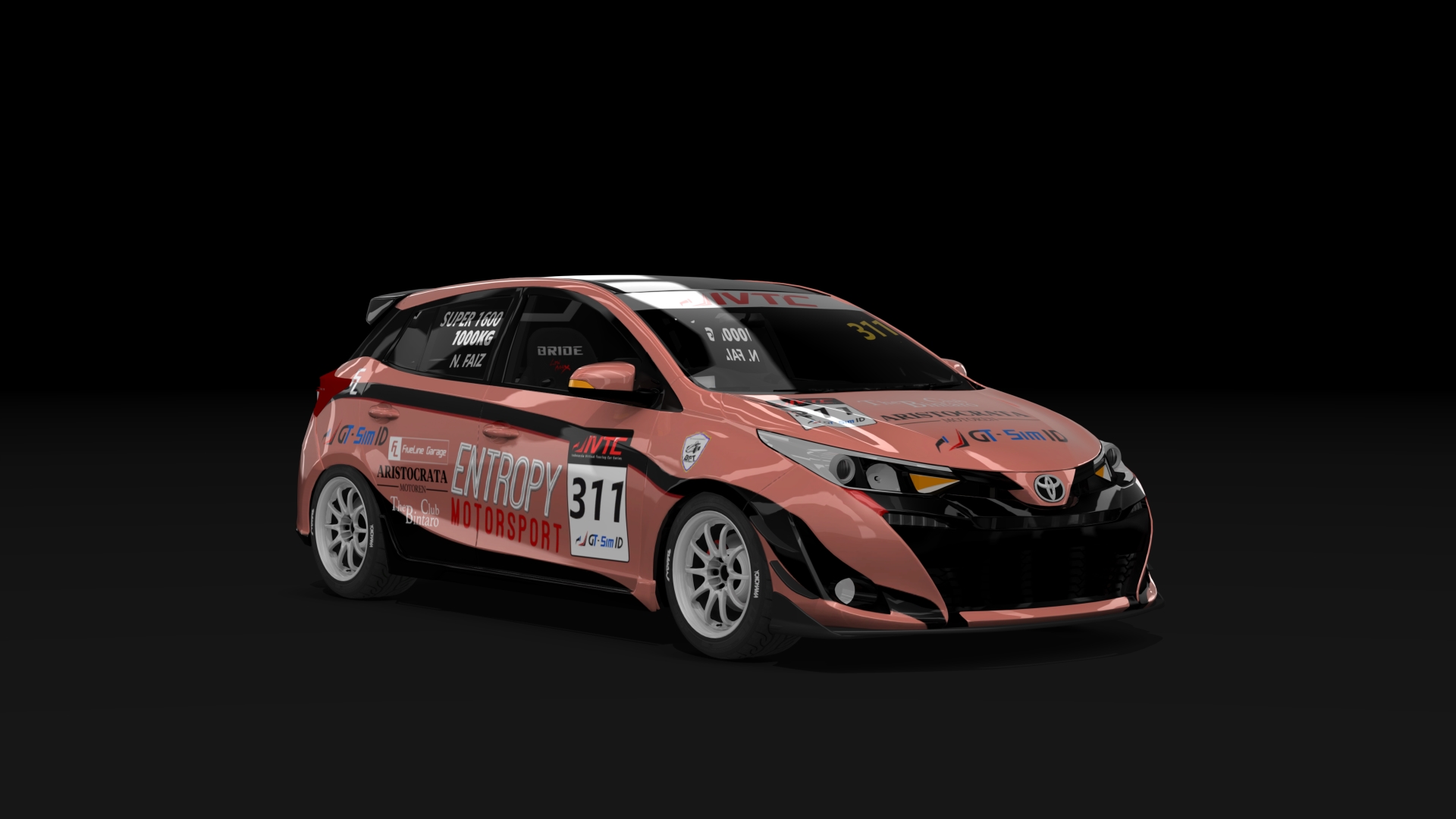 Toyota Yaris IVTC Super 1600, skin 311_Entropy Motorsport