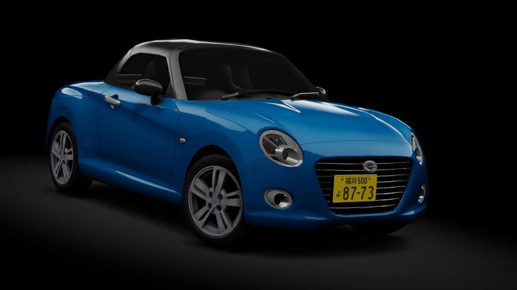 τraffic Japan | Daihatsu Copen Cero LA400K, skin Clear Blue Crystal Metallic