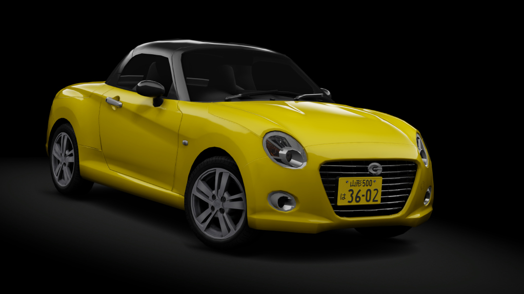 τraffic Japan | Daihatsu Copen Cero LA400K, skin Jaune Yellow