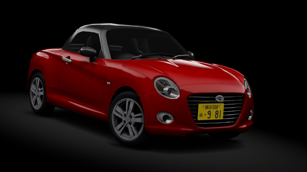 τraffic Japan | Daihatsu Copen Cero LA400K, skin Matador Red Pearl