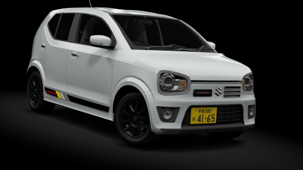 τraffic Japan | Suzuki Alto Works HA36S, skin Pure White Pearl