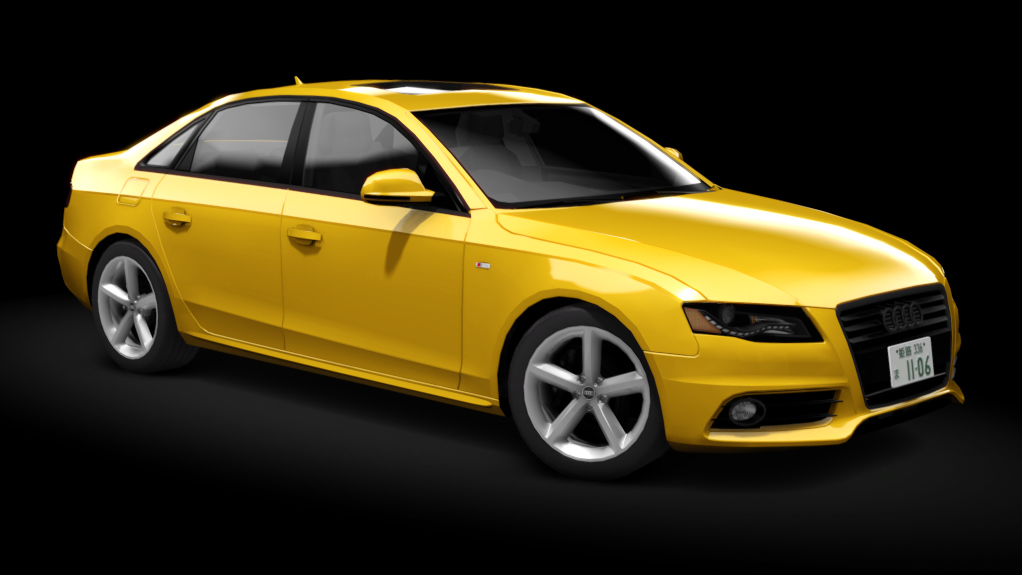τraffic jp - Audi A4 2.0 TFSI S-line, skin 01_vegas_yellow_br