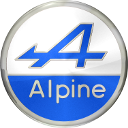 Alpine A424 Badge