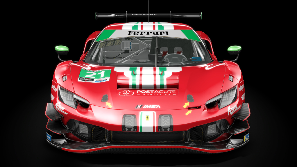 Ferrari 296 GT3, skin 2023_IMSA_21_AFCorse