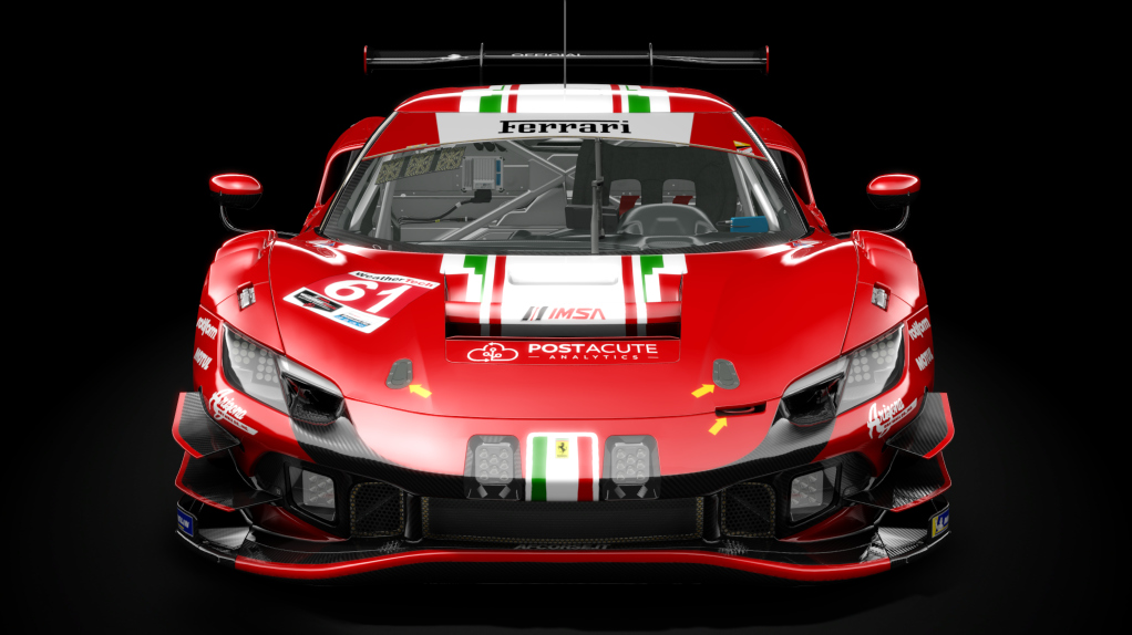 Ferrari 296 GT3, skin 2023_IMSA_61_Risi