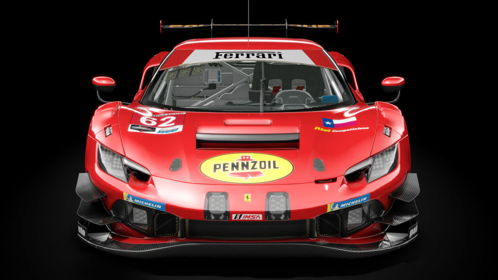 Ferrari 296 GT3, skin 2023_IMSA_62_Risi