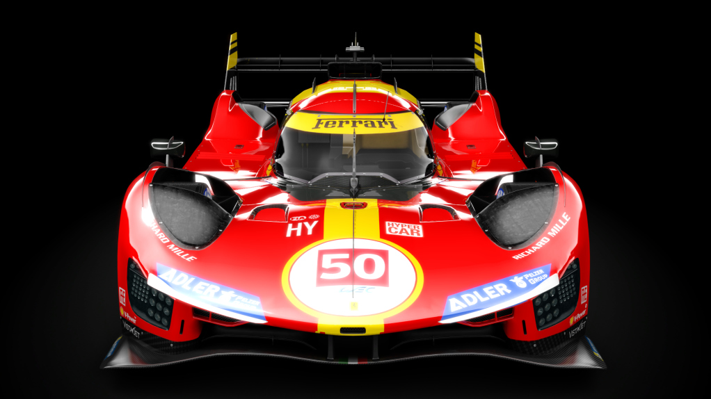 Ferrari 499P, skin 2024 WEC #50 Qatar