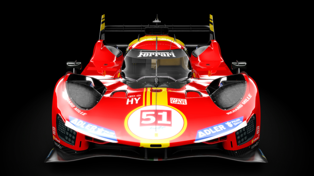 Ferrari 499P, skin 2024 WEC #51 Qatar