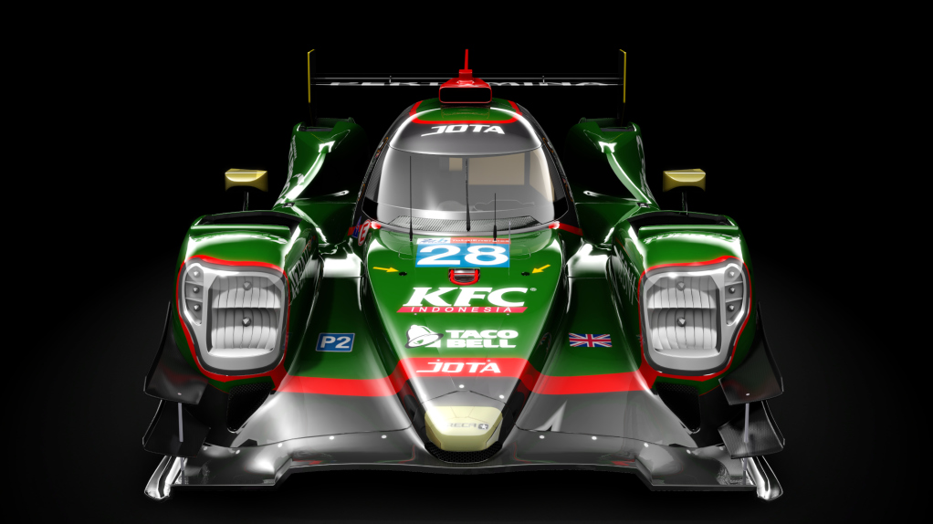 Oreca 07 - Gibson 2022, skin 2021 LM24 #28 Jota Sport green