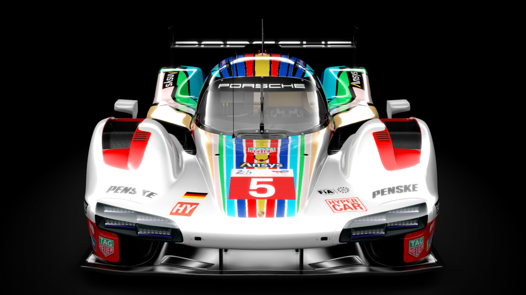Porsche 963, skin 2023 Le Mans Porsche Penske Motorsport 5