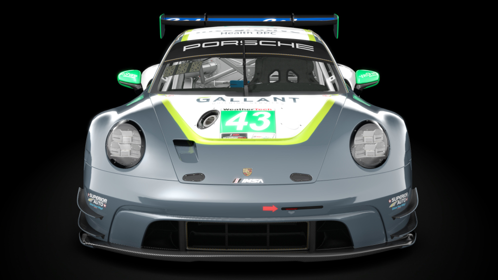 Porsche 992 GT3 R, skin #43_AndrettiMotorsports
