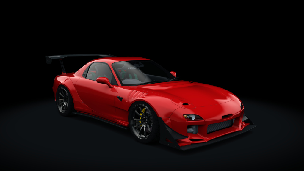 Mazda RX-7 FD3S FEED Afflux GT3, skin candy_red