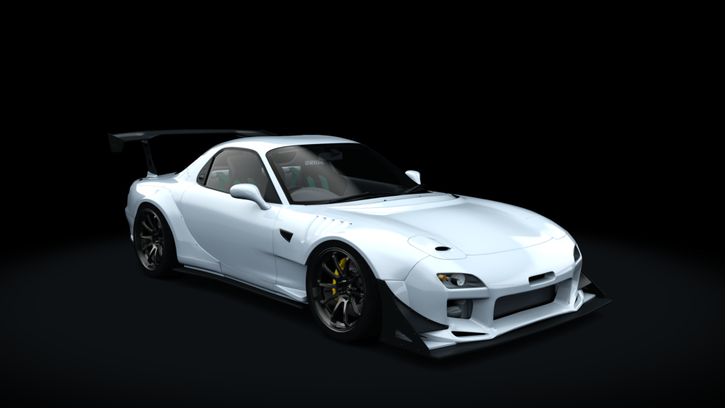 Mazda RX-7 FD3S FEED Afflux GT3, skin pure_white