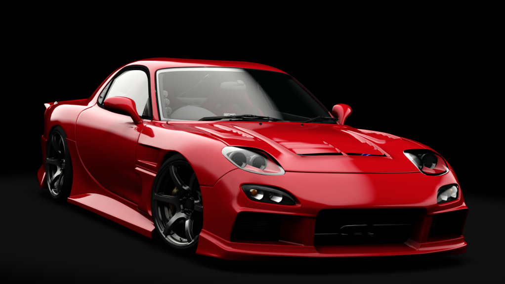 Mazda RX-7 FD3S SexyStyle, skin vintage_red_ii