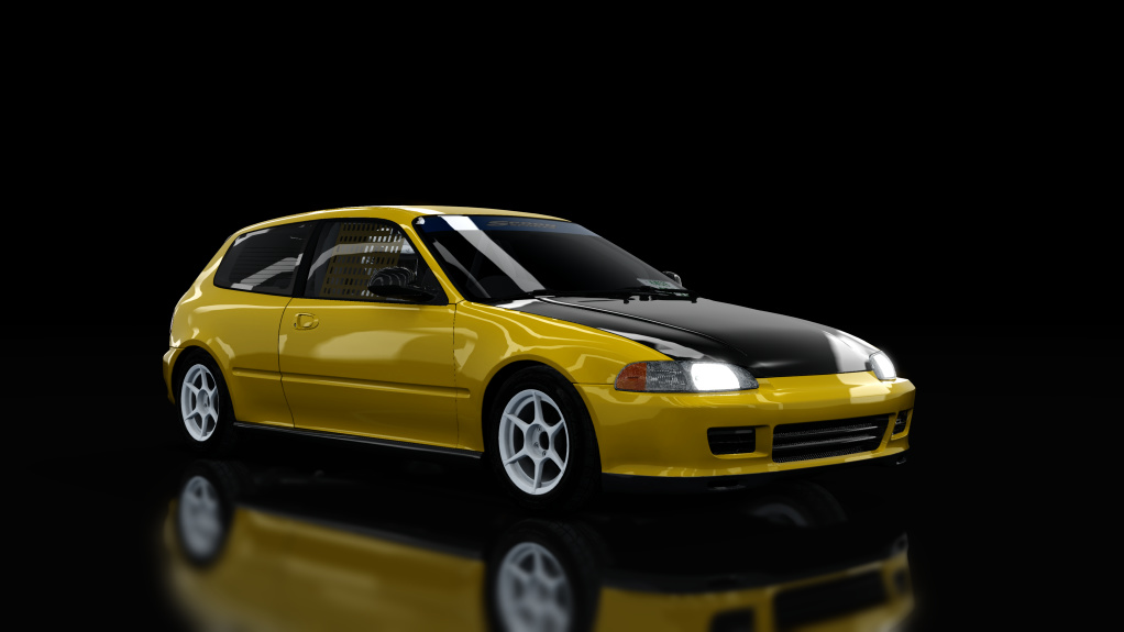 Honda Civic SiR-II [EG6] kanjo, skin spoon_yellow