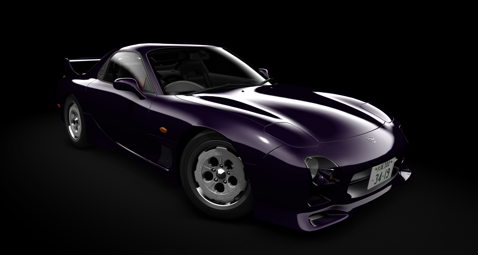 Touge Workshhop Mazda RX-7 A-Spec, skin 04_tw_dark_purple