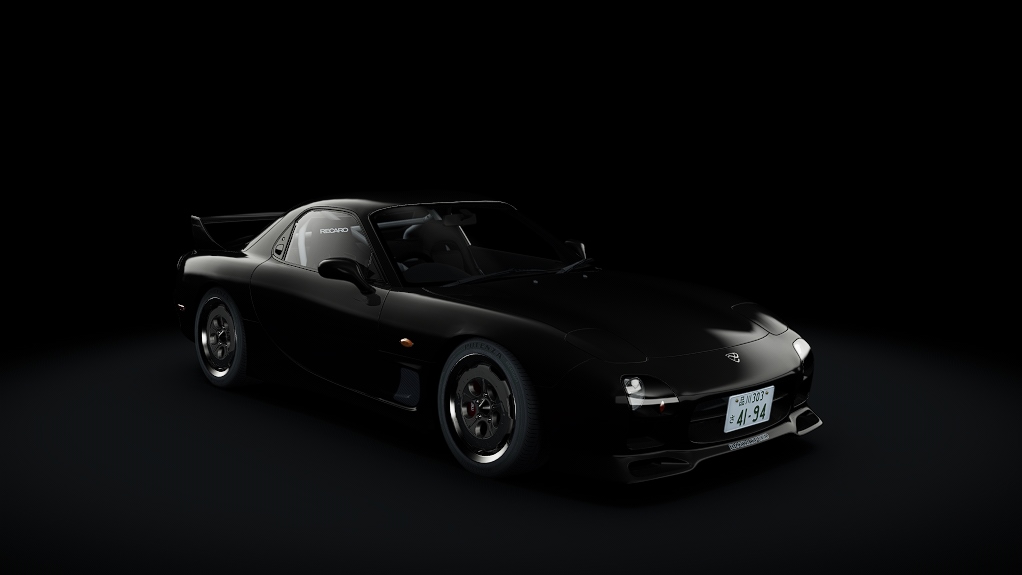 Mazda RX-7 [FD3S] A-Spec TW tweaked, skin 03_brilliant_black