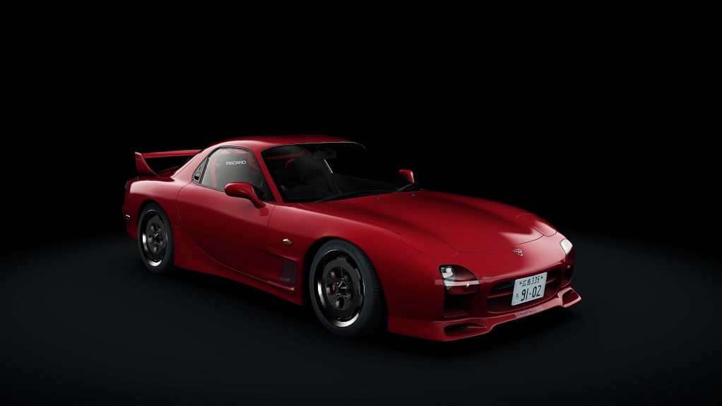 Mazda RX-7 [FD3S] A-Spec TW tweaked, skin 07_vintage_red_2