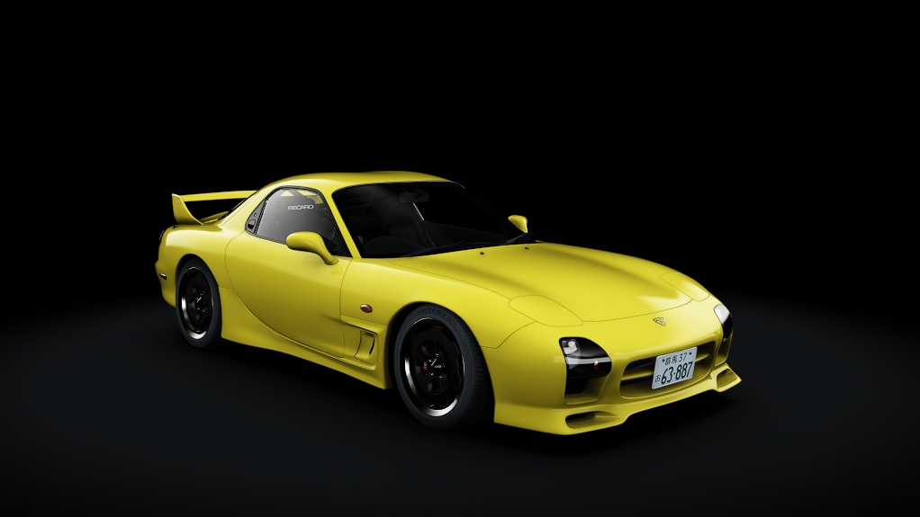 Mazda RX-7 [FD3S] A-Spec TW tweaked, skin 08_sunburst_yellow