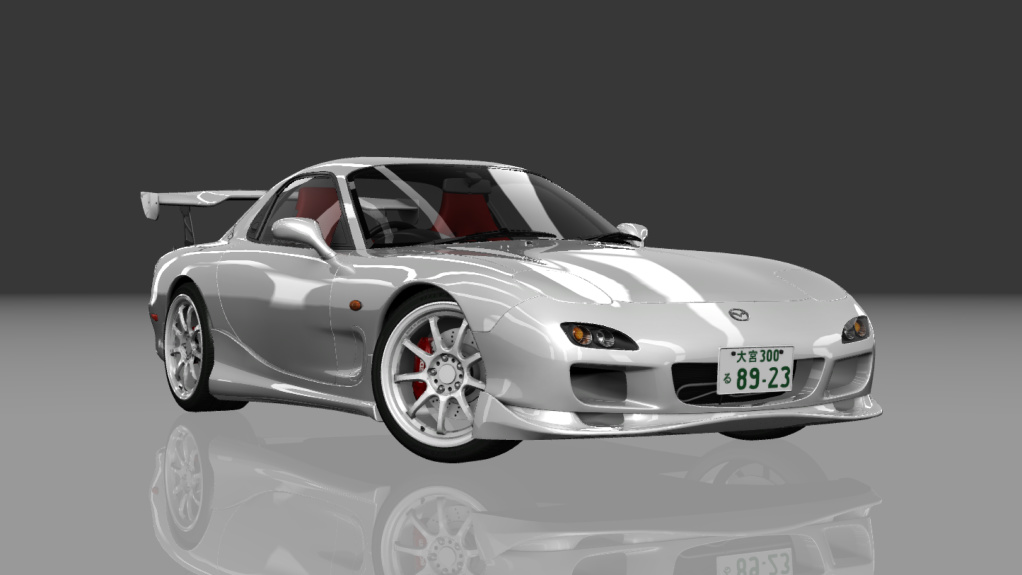 Touge Workshhop Mazda RX-7 Perfomance Night-ver., skin 07_pure_white