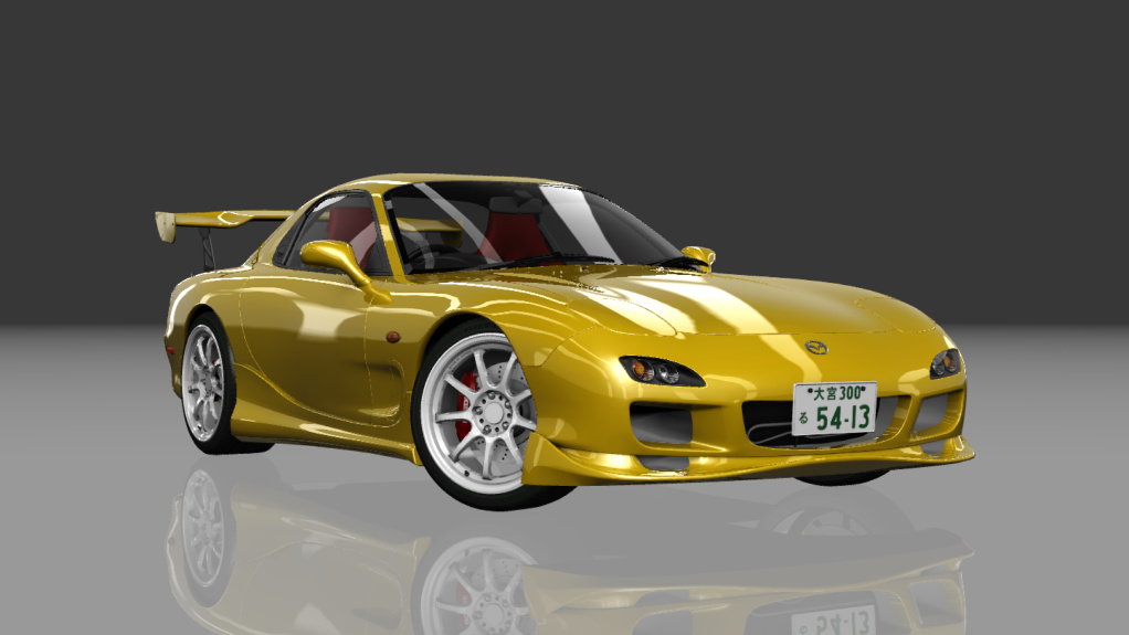 Touge Workshhop Mazda RX-7 Perfomance Night-ver., skin 08_competition_yellow