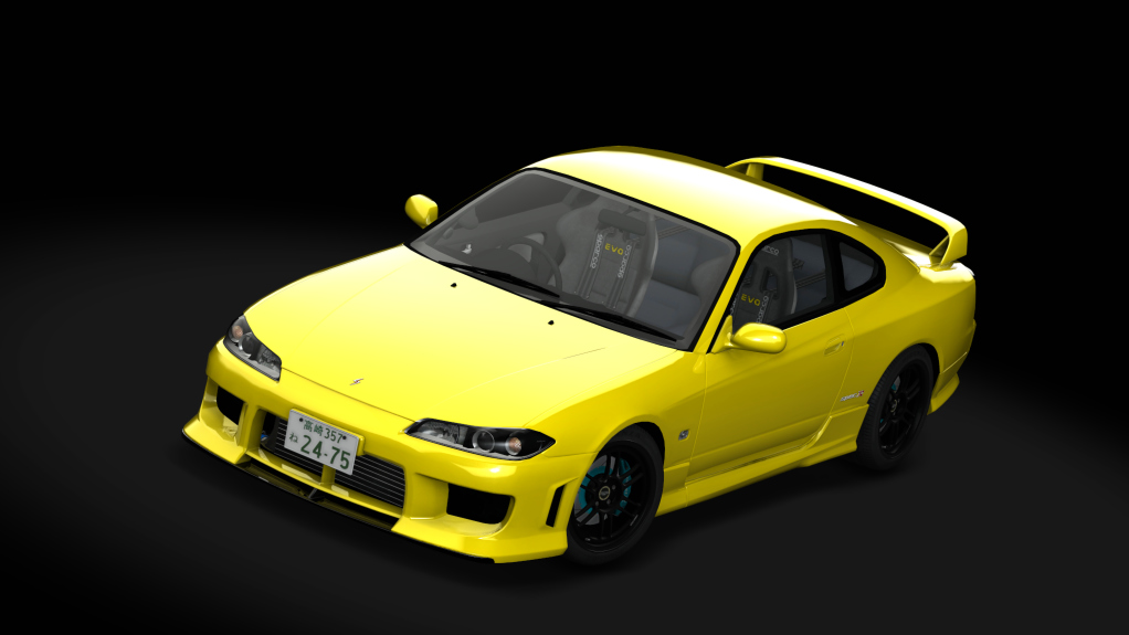 Nissan Silvia S15 Mitasu sp., skin 04_Lightning_Yellow