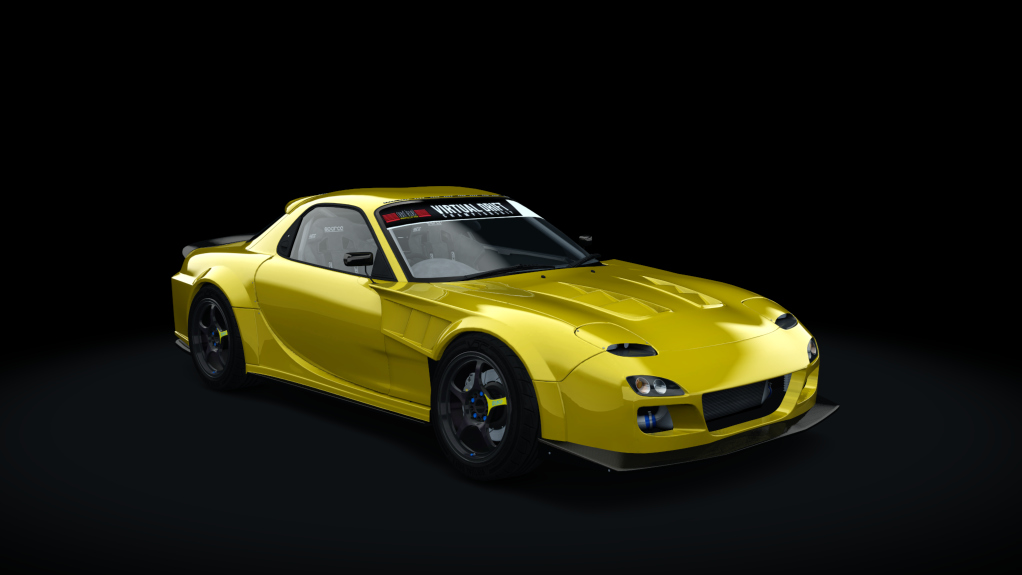 VDC Mazda RX-7 FD3S 20B Public 3.0, skin 03_competition_yellow