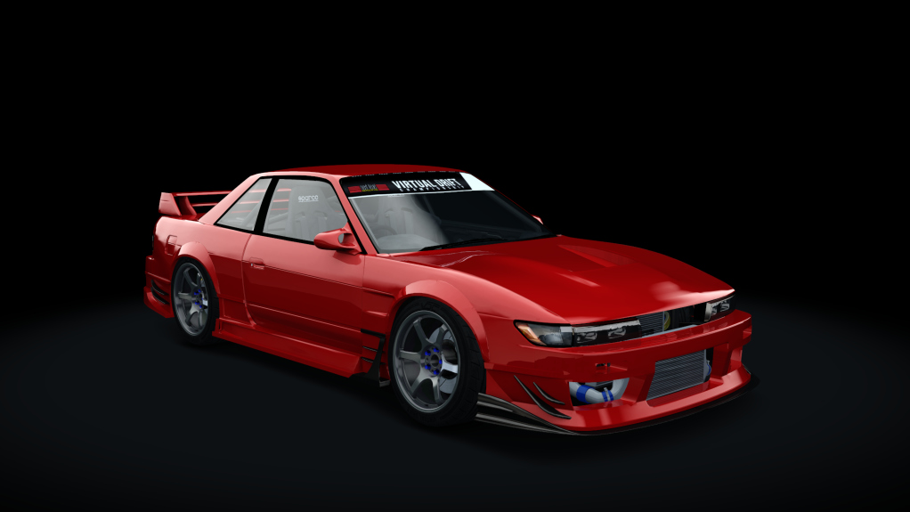 VDC Nissan Silvia PS13 Public 3.0, skin 01_active_red