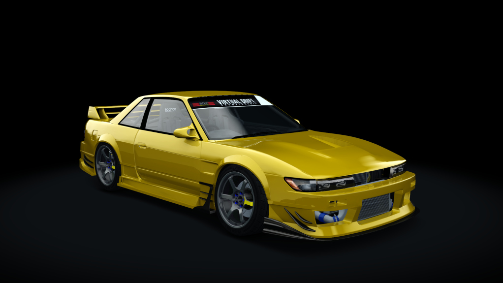 VDC Nissan Silvia PS13 Public 3.0, skin 04_lightning_yellow