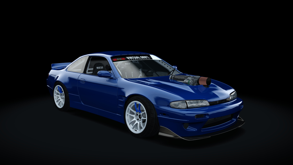 VDC Nissan Silvia S14 Zenki 3.0, skin 00_bayside_blue