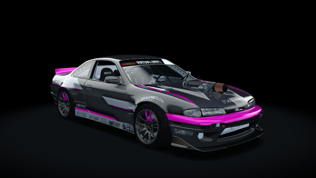 VDC Nissan Silvia S14 Zenki 3.0, skin VDC Andreas pink